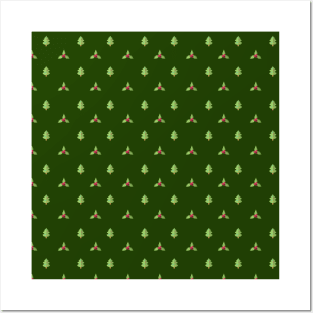 christmas patterns | lovely and cute patterns Posters and Art